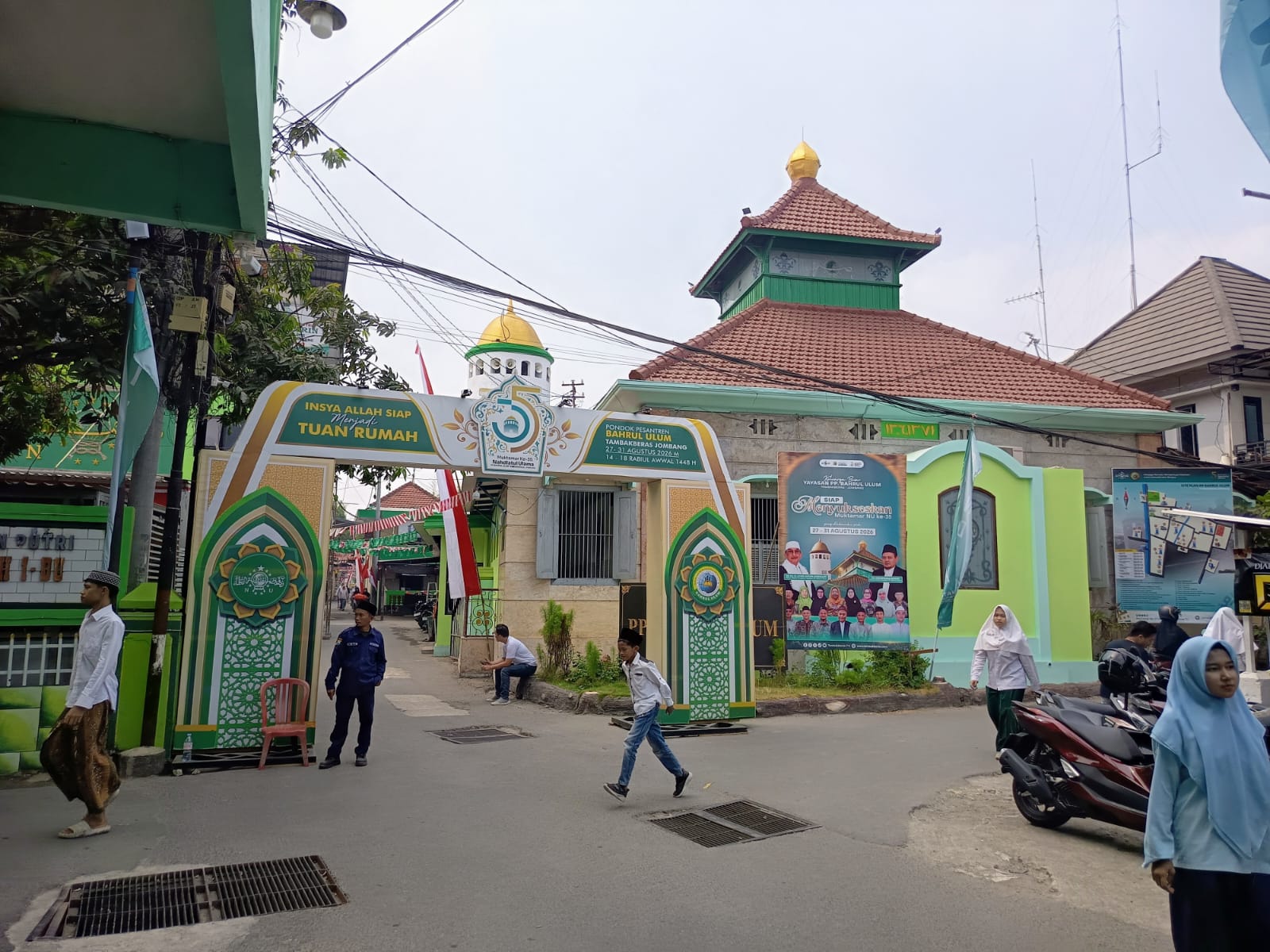 Ribuan Personel Amankan Muktamar ke-35 NU di Tambakberas Jombang